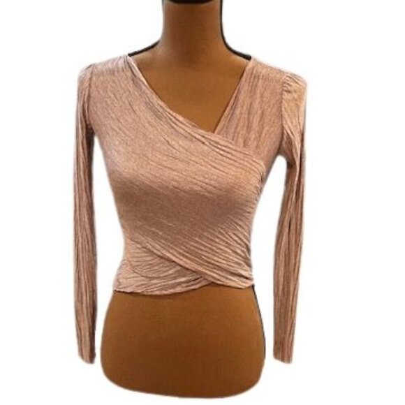 Zara Tops - ZARA Criss Cross Crinkle Top – Size S – Like New
